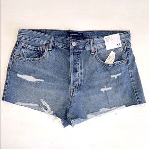American Eagle Outfitters Women's Blue Denim Shorts sz 14 💙🌻💙
